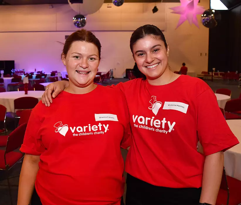 Variety Volunteers at Kids event