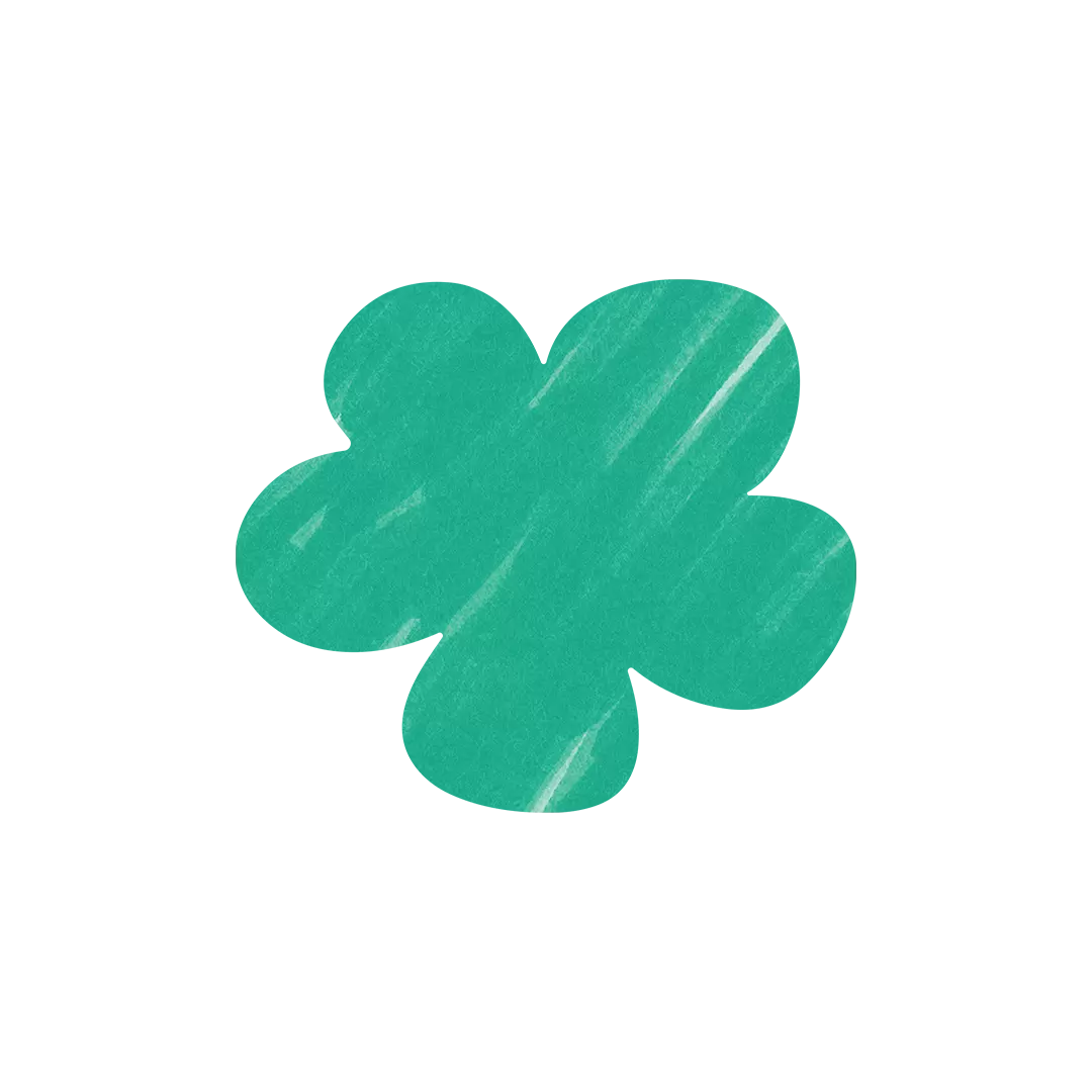 Variety Squiggle Shape - green flower